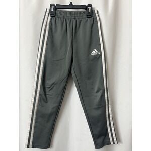Adidas Size 6 Gray w White Stripes on the Side Athletic Pants  Track H16